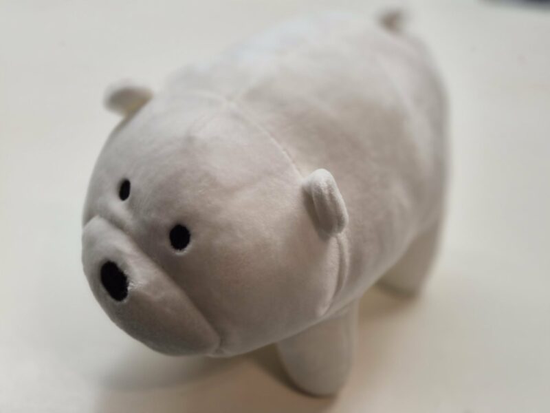 Small Polar Bear Plush with SPH